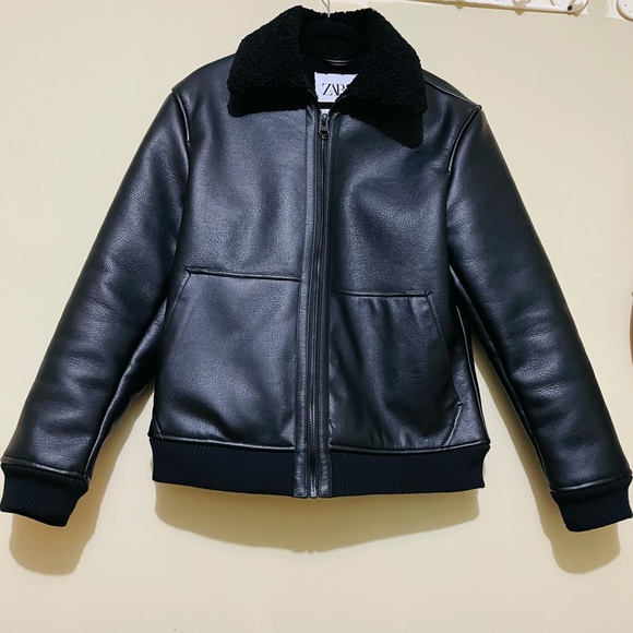 Faux leather jacket - Picture 2 of 8